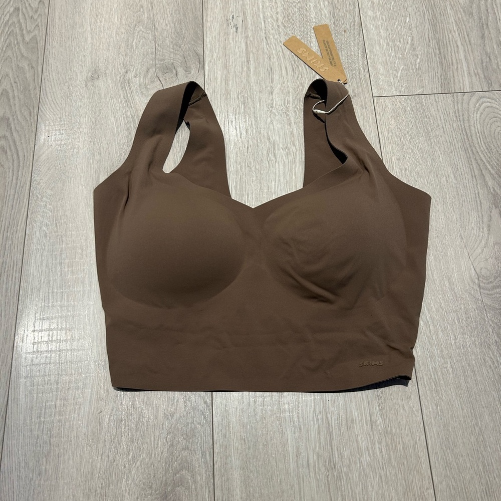 NWT SKIMS Naked Plunge Tank Bra M-DD